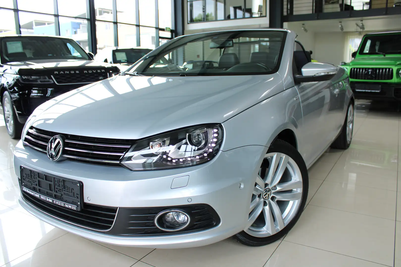 Volkswagen Eos CABRIO 1.4 TSI BMT TECHNOLOGY CUP LEDER NAVI ALU18 Srebrny - 1