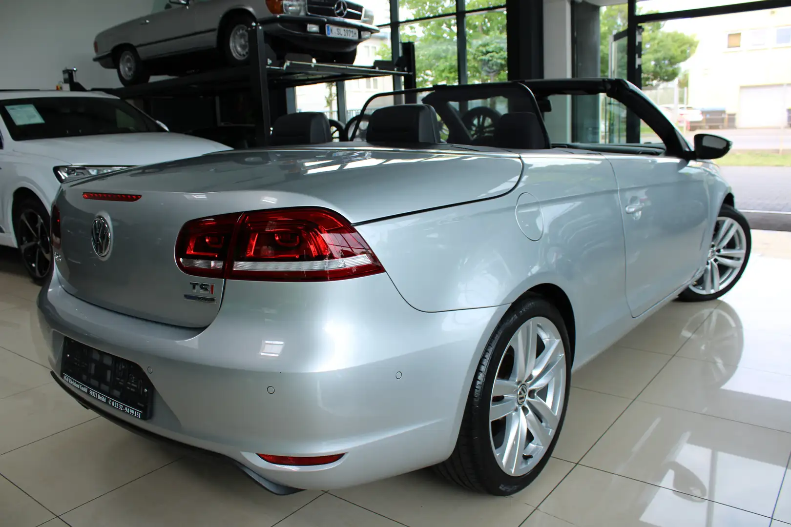 Volkswagen Eos CABRIO 1.4 TSI BMT TECHNOLOGY CUP LEDER NAVI ALU18 Srebrny - 2