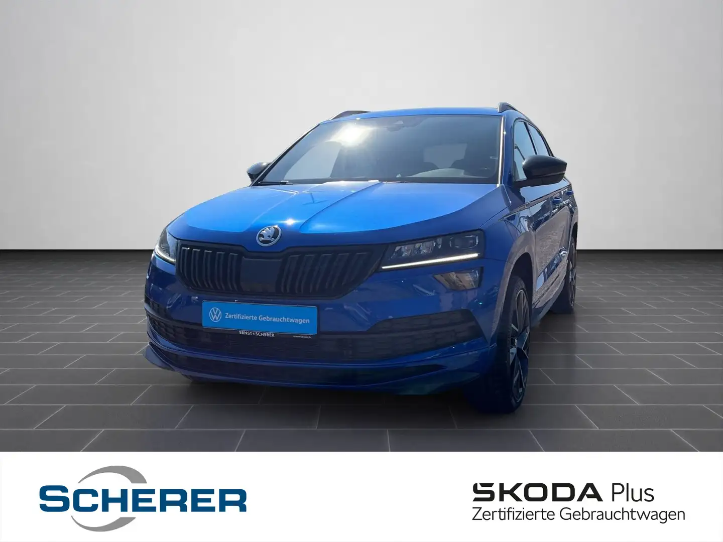 Skoda Karoq 1.5 TSI DSG SportLine LED+Navi+Kamera+App Bleu - 1