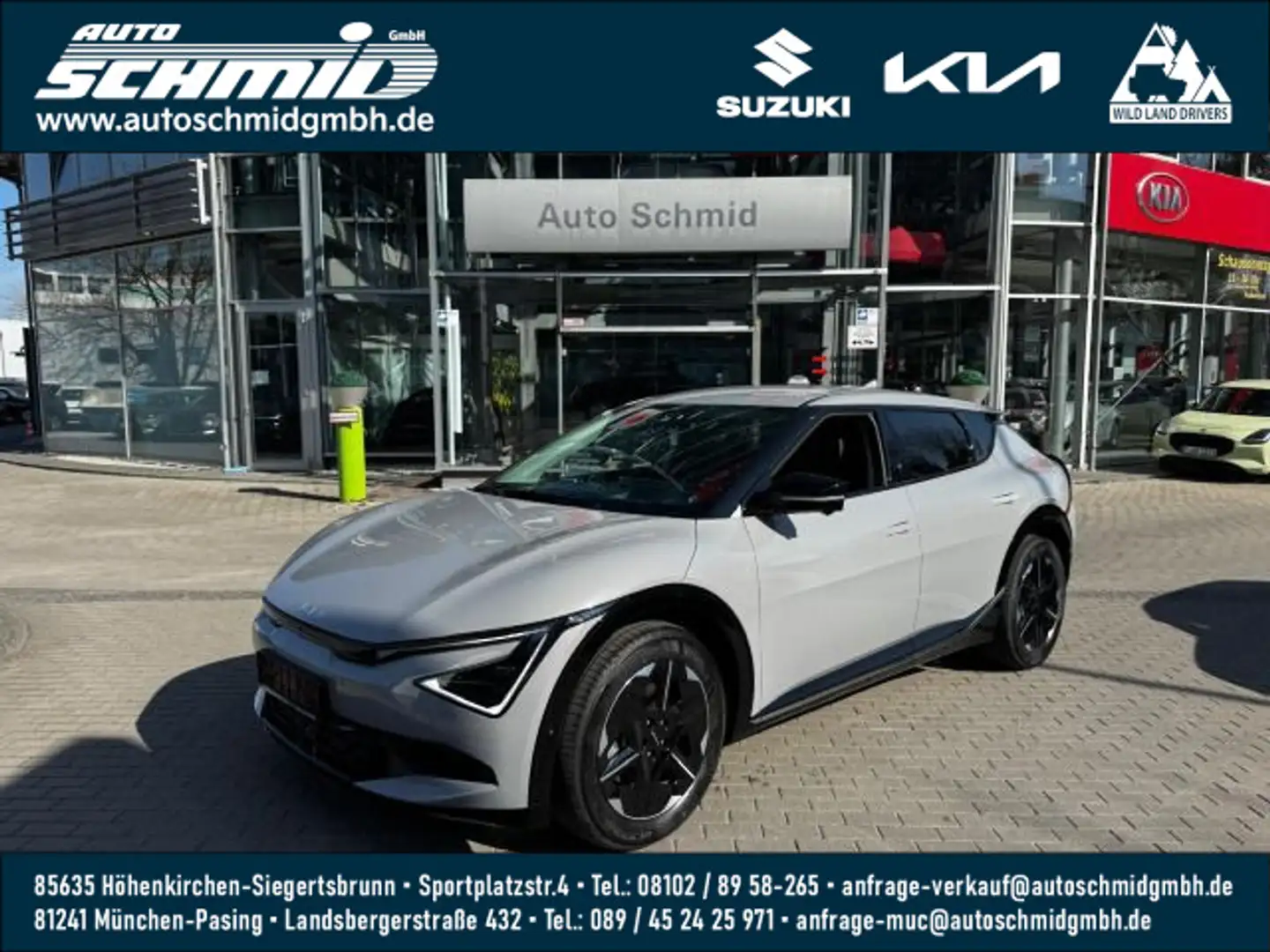 Kia EV6 84 kWh RWD EARTH |WÄRMEPUMPE|DRIVE|COMFORT| Grijs - 1