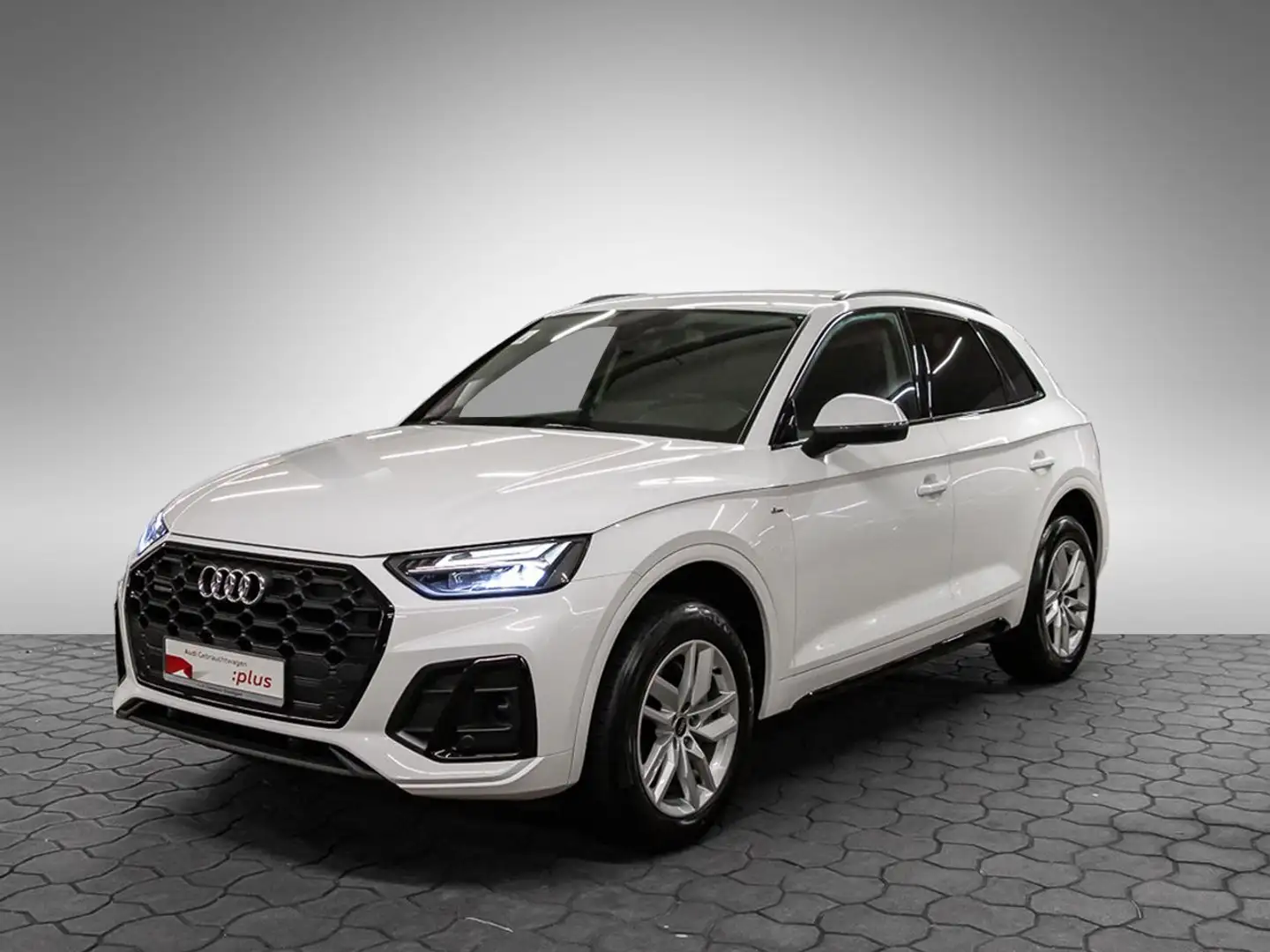 Audi Q5 40 TDI S line qu. AHK SHZ Privacy VirtCo plus Weiß - 2