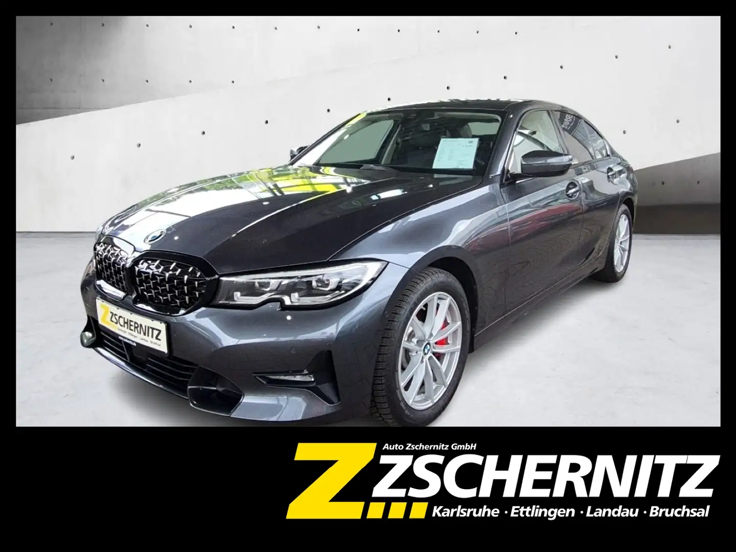 BMW 330 i Sport Line *AHK*GLASDACH*LED* Gris - 1