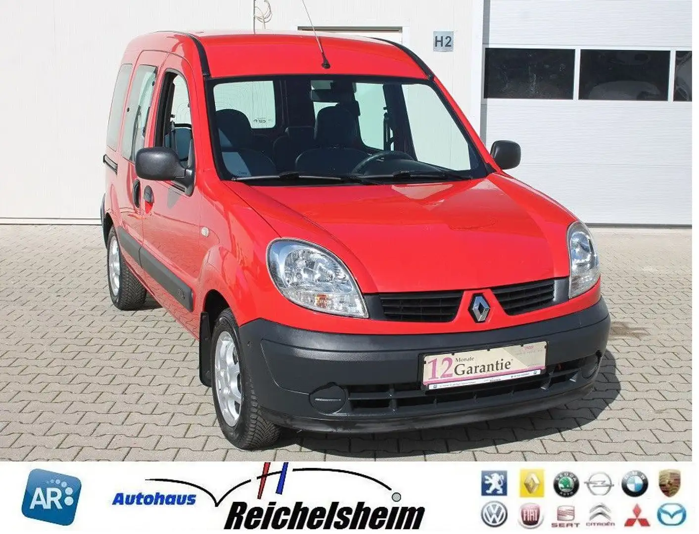 Renault Kangoo 1Hd,Tüvneu,Klima,AHK,S Heft gepfl.Finanz. Rot - 1