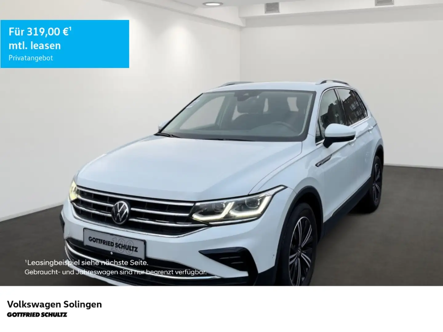 Volkswagen Tiguan 1.5 TSI Elegance DSG   IQ.Light   Kamera   SHZ Weiß - 1