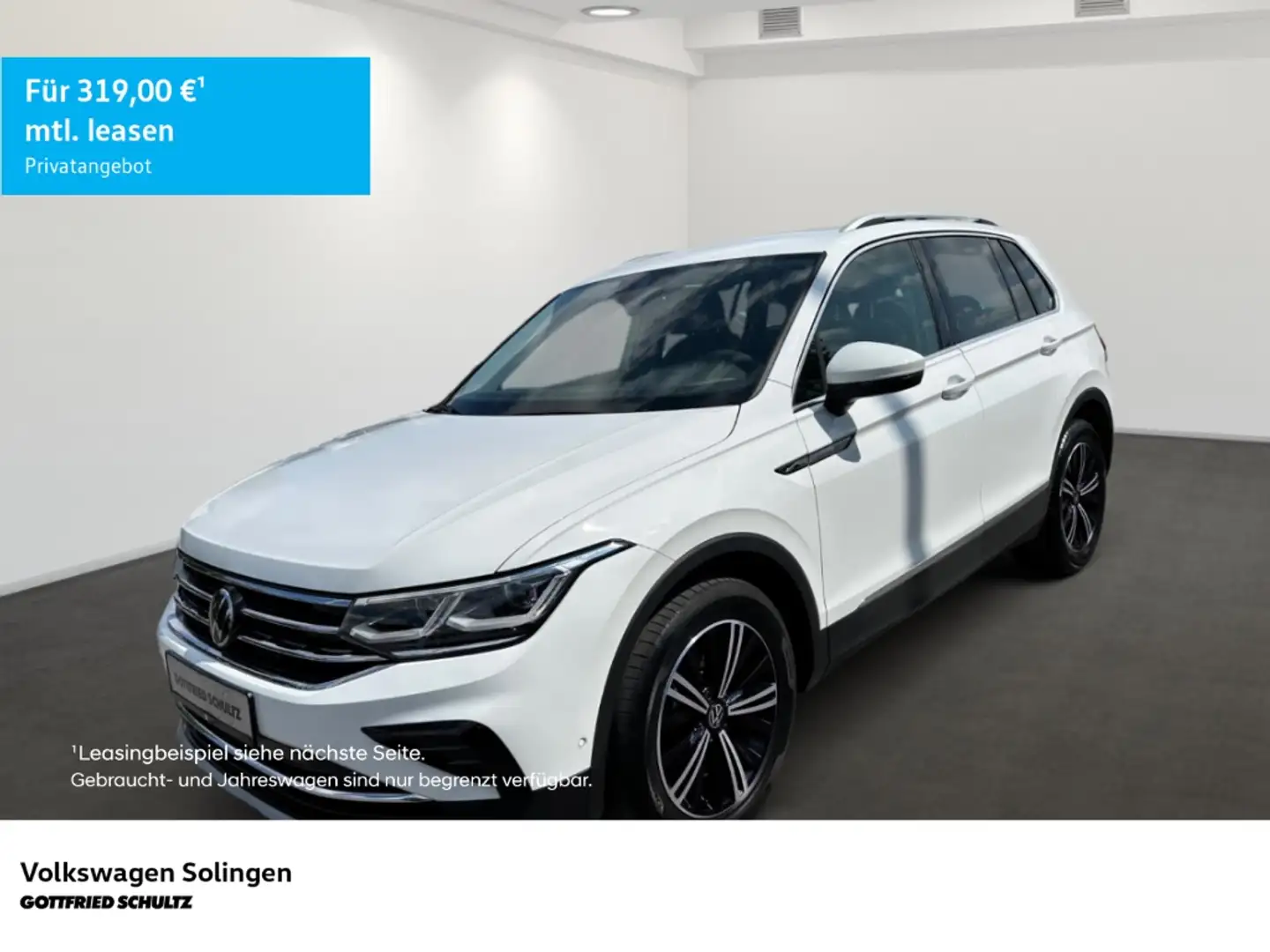 Volkswagen Tiguan 1.5 TSI Elegance DSG IQ.Light Kamera SHZ Weiß - 1