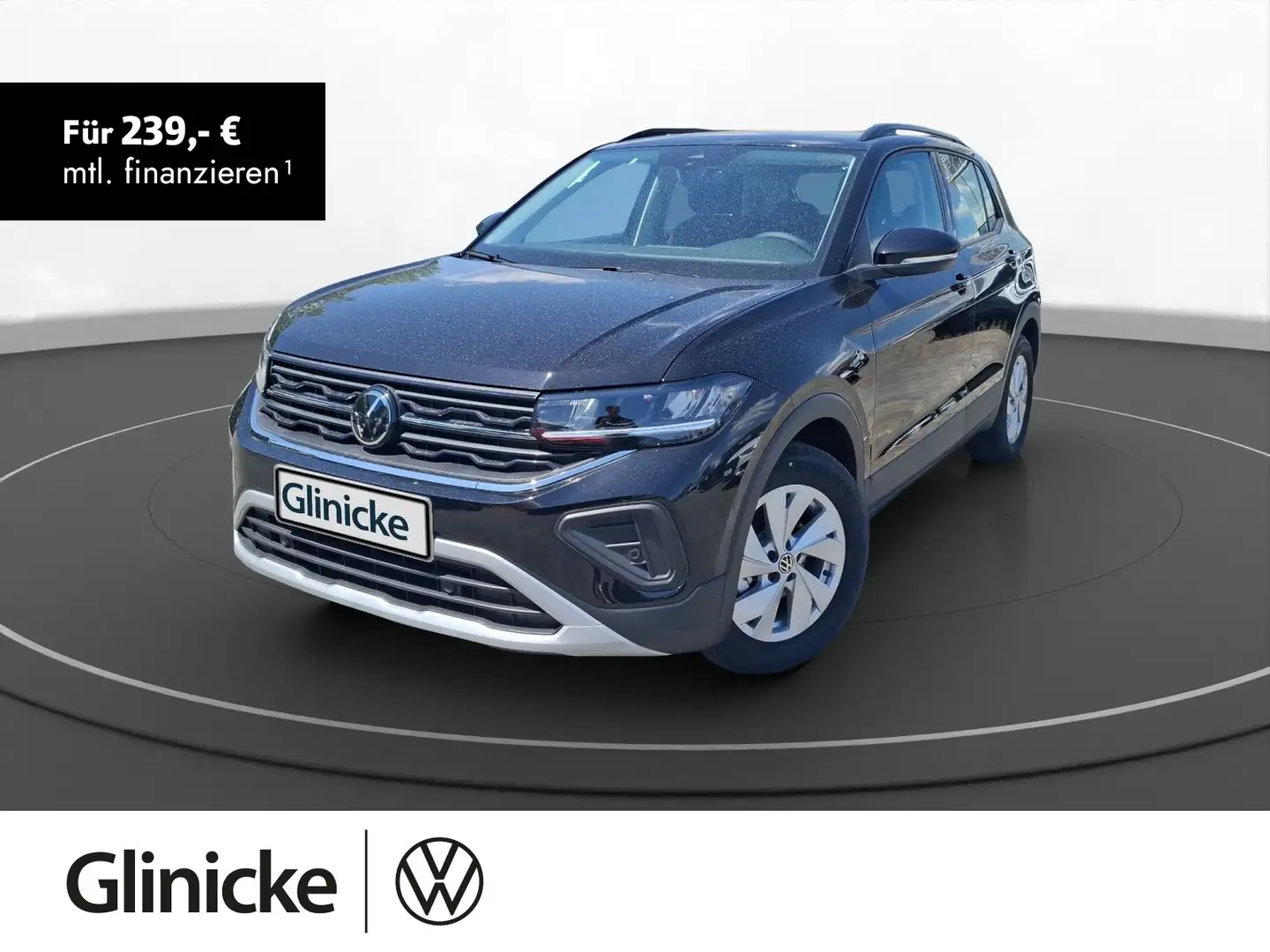 Volkswagen T-Cross Life 95 PS TSI | Reimport EU Fahrzeug | Schwarz - 1