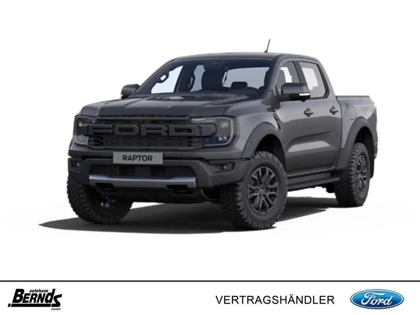Ford Ranger 2,0 l EcoBlue Doppelkabine Autm.Raptor AHK ALLRAD Negro - 1