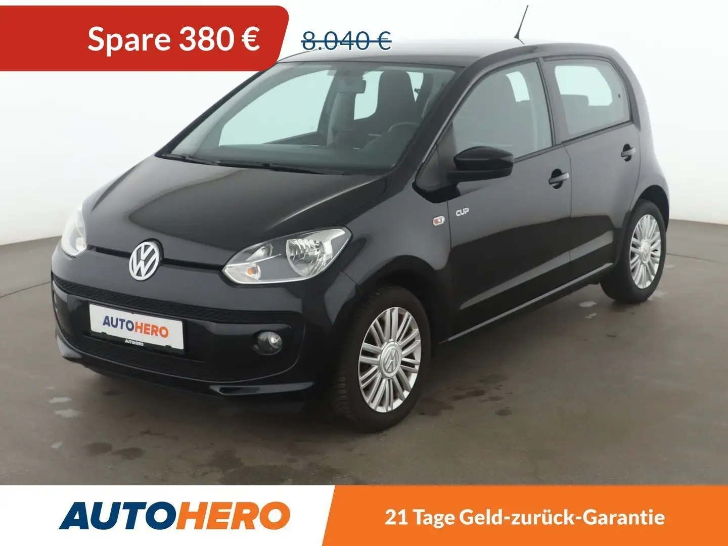 Volkswagen up! 1.0 Cup up!*NAVI*SHZ*KLIMA*GARANTIE* Negro - 1