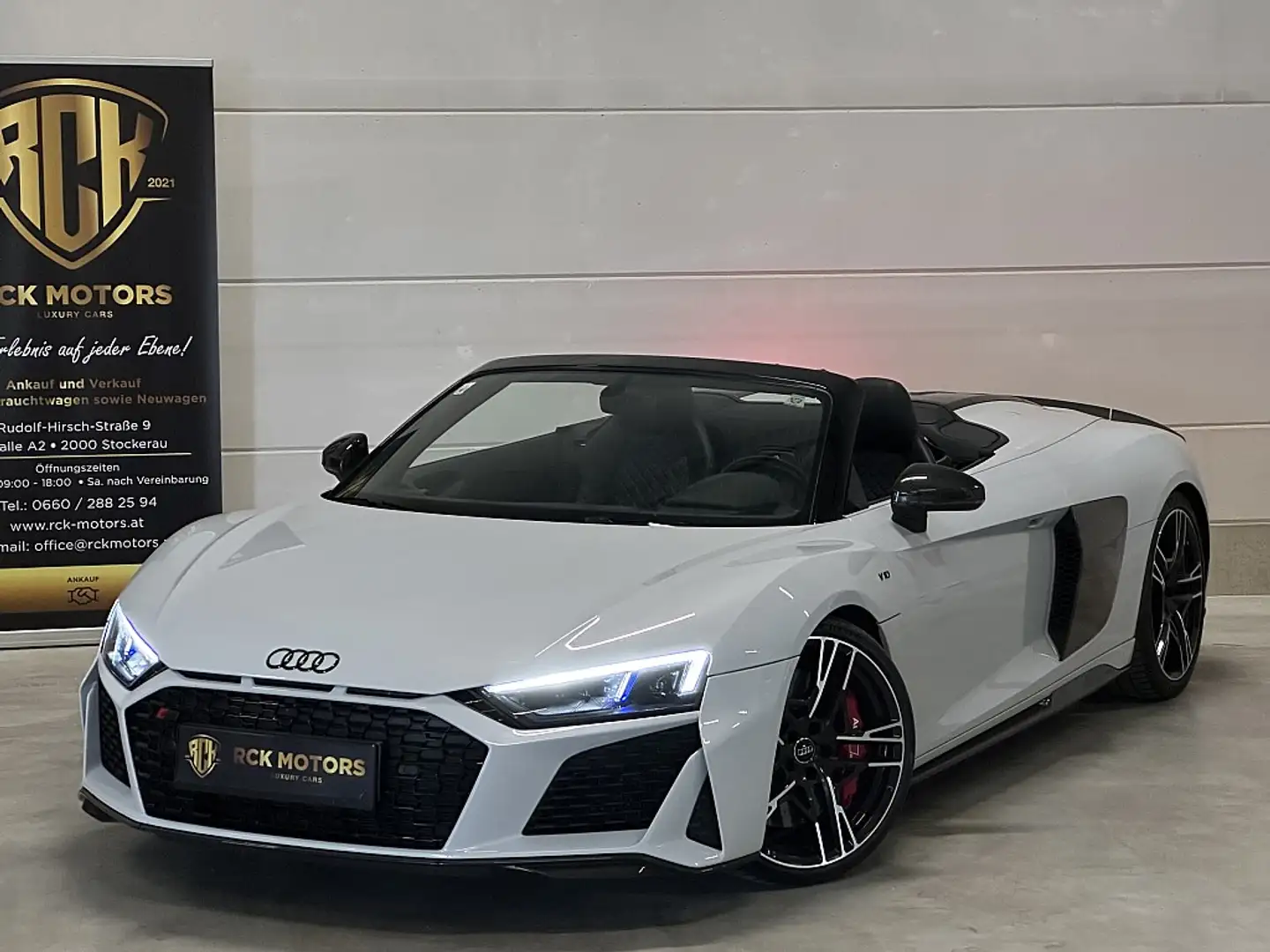 Audi R8 Spyder V10 performance quattro **CARBON PAKET**... Weiß - 2