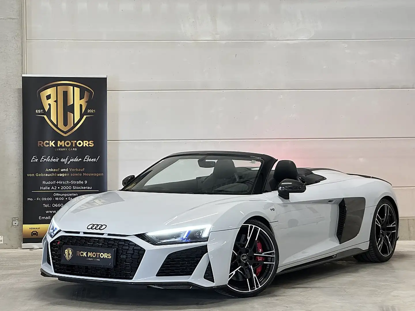 Audi R8 Spyder V10 performance quattro **CARBON PAKET**... Weiß - 1