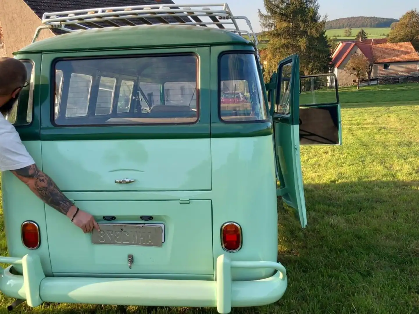 Volkswagen T1 Bus Kombi Zöld - 2