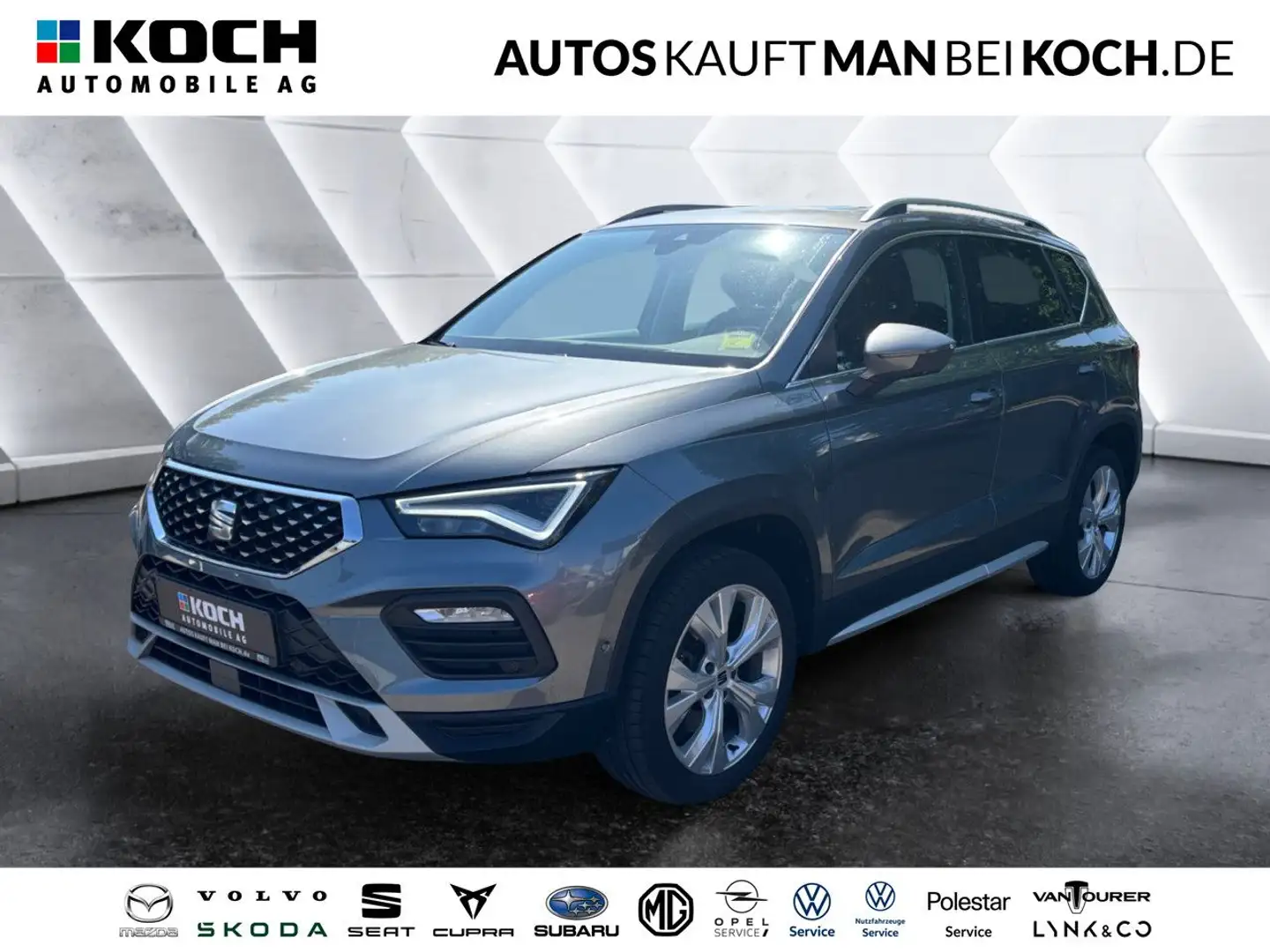 SEAT Ateca 2.0 TDI DSG Xperience NAVI PANO AHK ALCANTAR Grau - 1