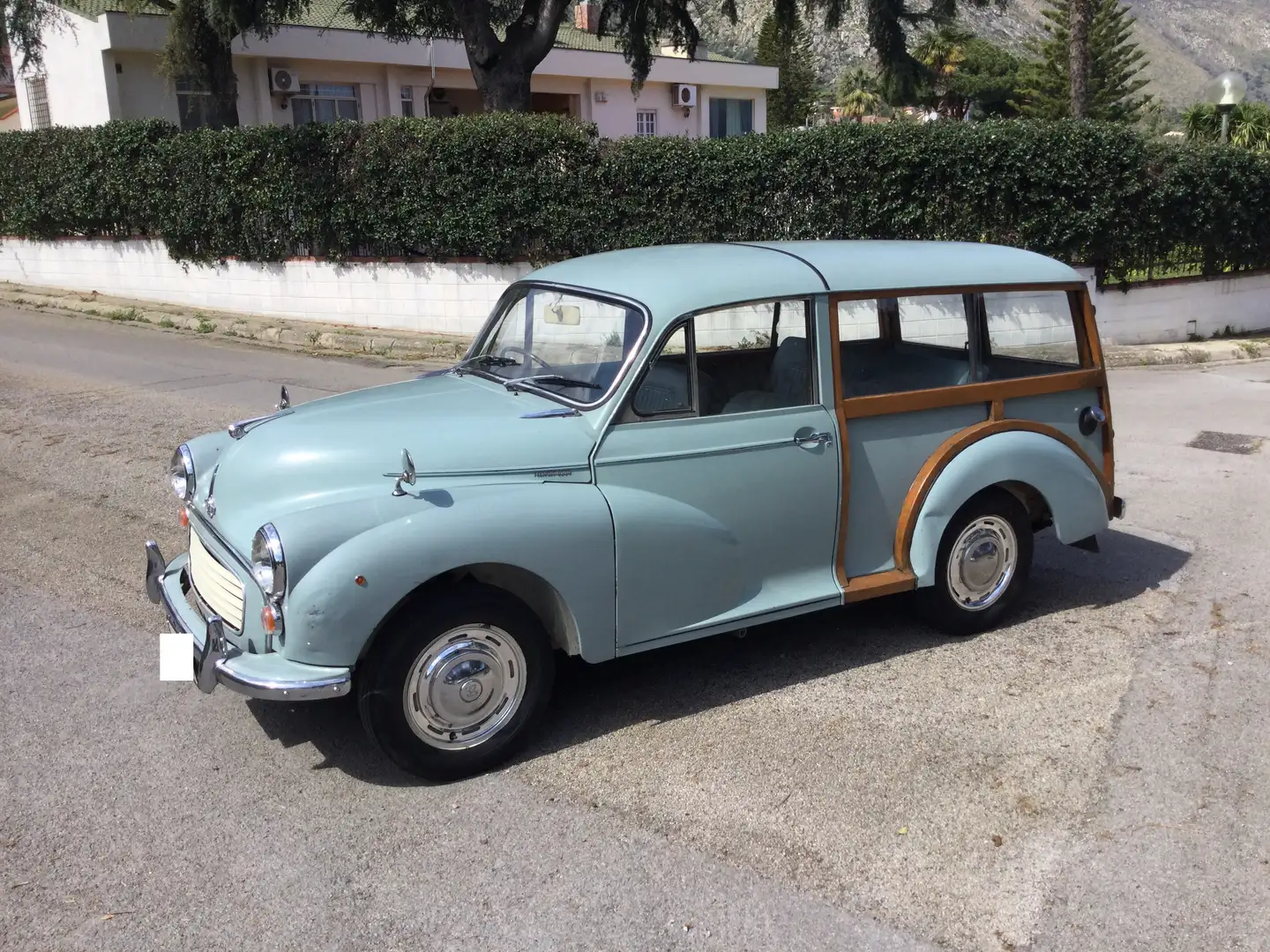 Oldtimer Morris Minor Traveller Estate Blau - 1