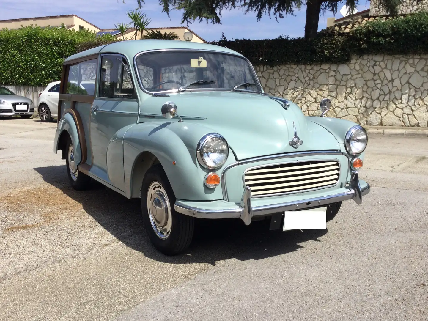 Oldtimer Morris Minor Traveller Estate Blau - 2