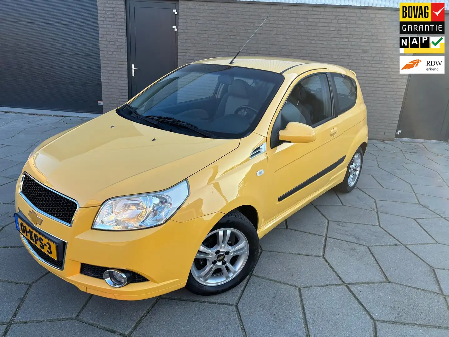 Chevrolet Aveo 1.2 16V LS B-clever| Airco |Aux |Afn.B.Haak |erg l Jaune - 1