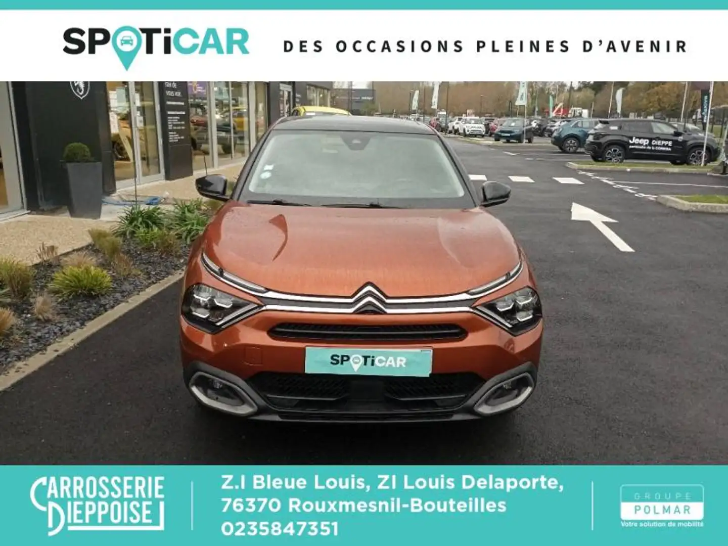 Citroen C4 Moteur électrique 136ch (100 kW) Shine Pack Automatique Brun - 2