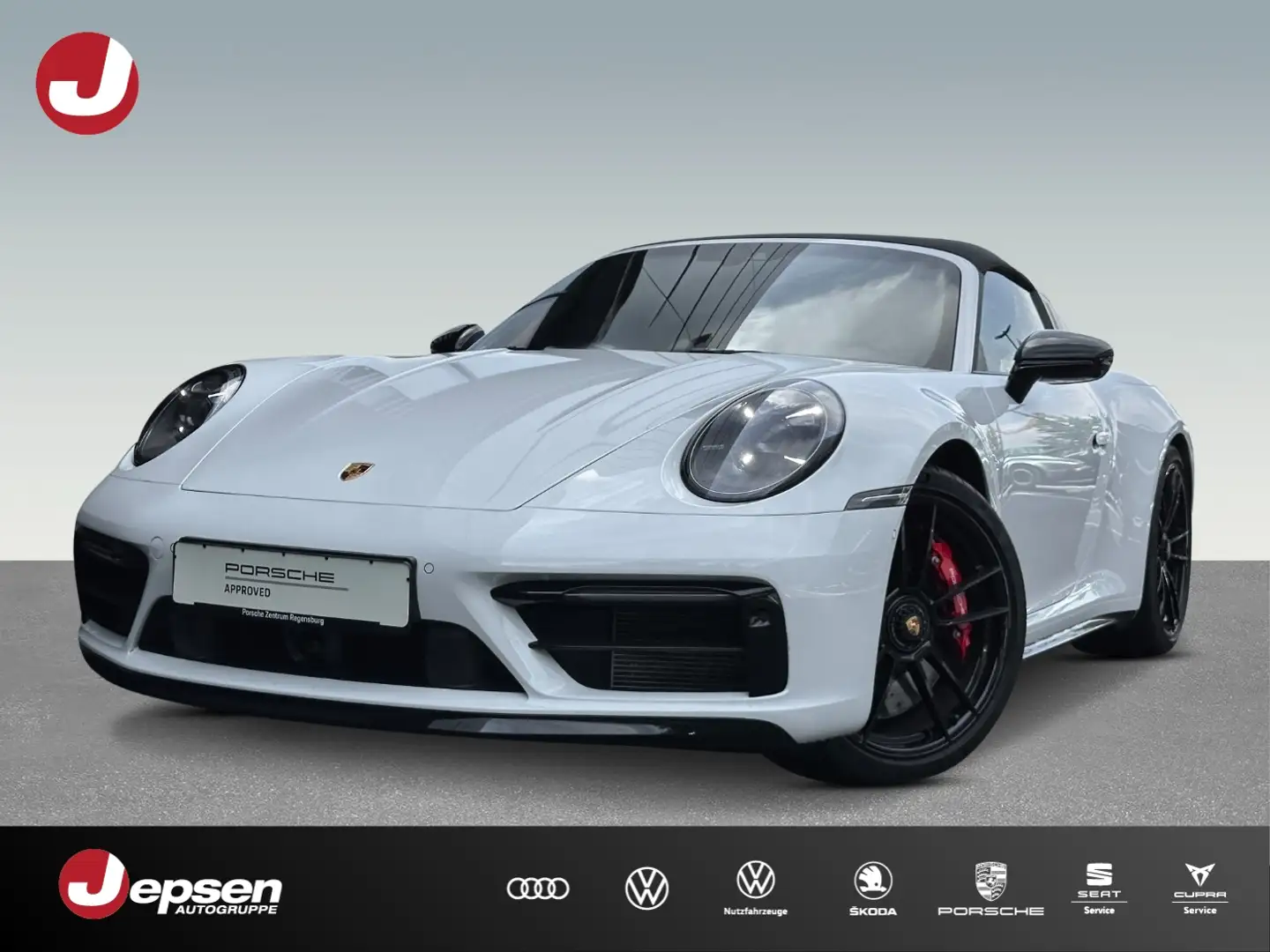 Porsche 992 911 Targa 4 GTS Burmester Surround V. SHZ Weiß - 1