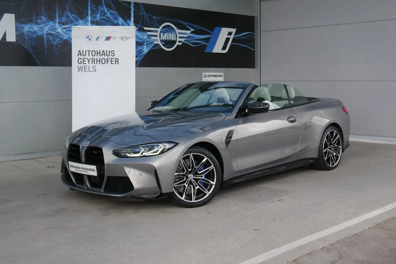 BMW M4 Competition M xDrive *Laserlicht/Memorysitz/Innovationspaket/360°/Nackenwärmer/Head-Up/H&K Sound* Grau - 1
