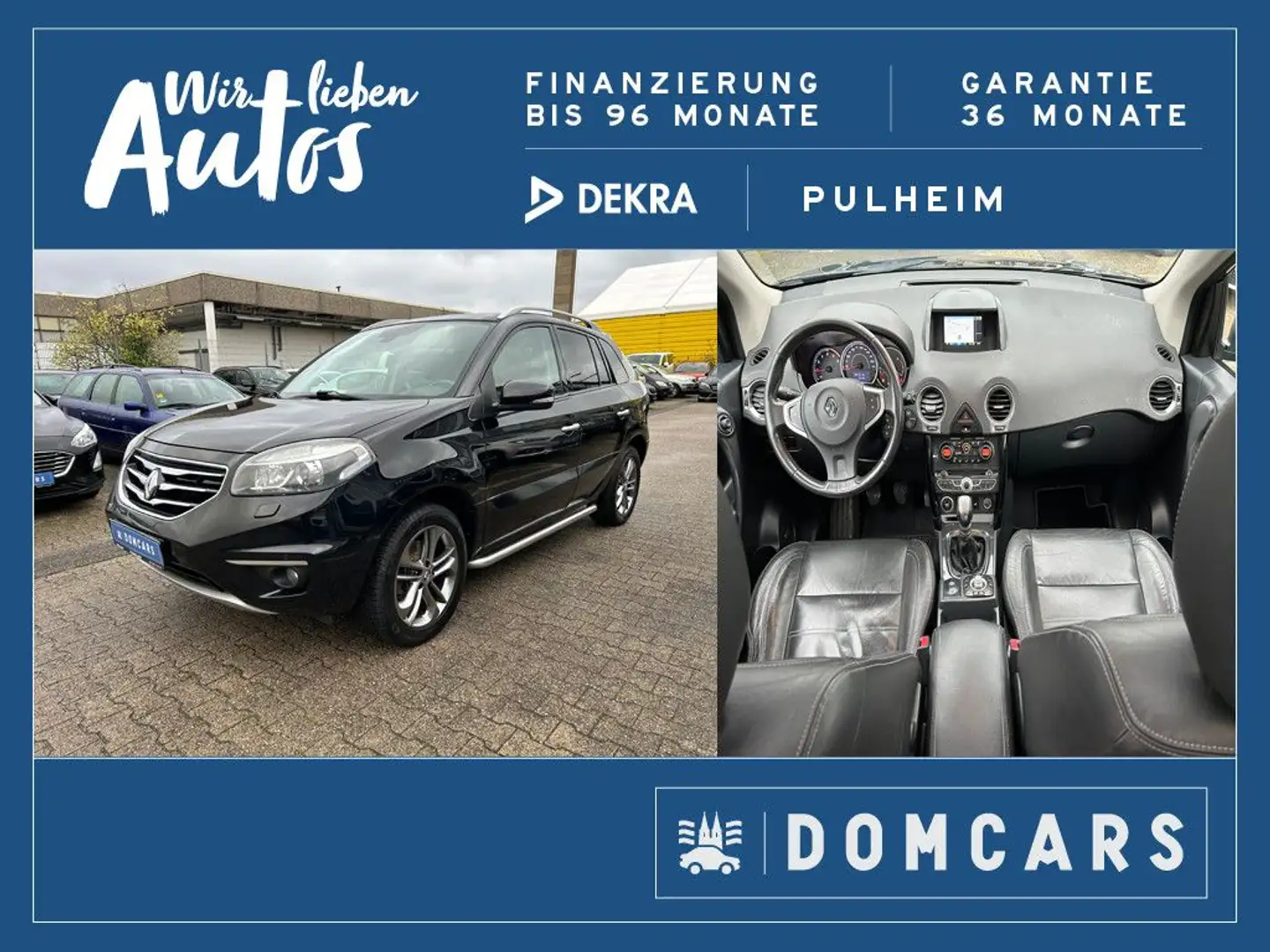 Renault Koleos Night&Day/PANO/LEDER/ALU/XENON/AHK/NAVI/ Zwart - 1