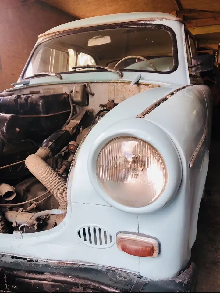 Trabant P50 Sedan Blauw, foto 2