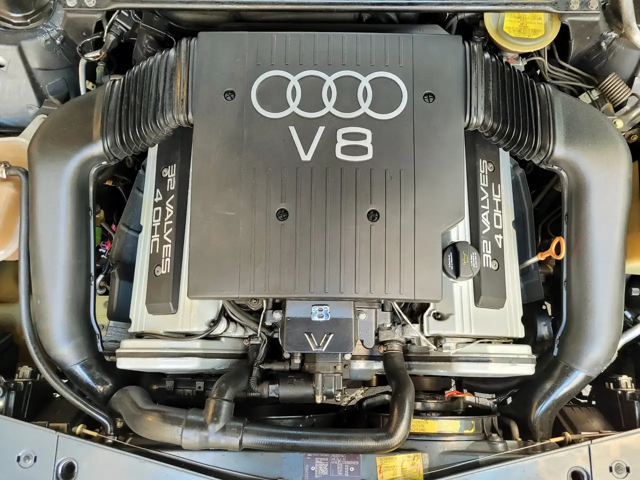 Audi V8 3.6 Scheckheft Unfallfrei Garagenwagen, foto 9