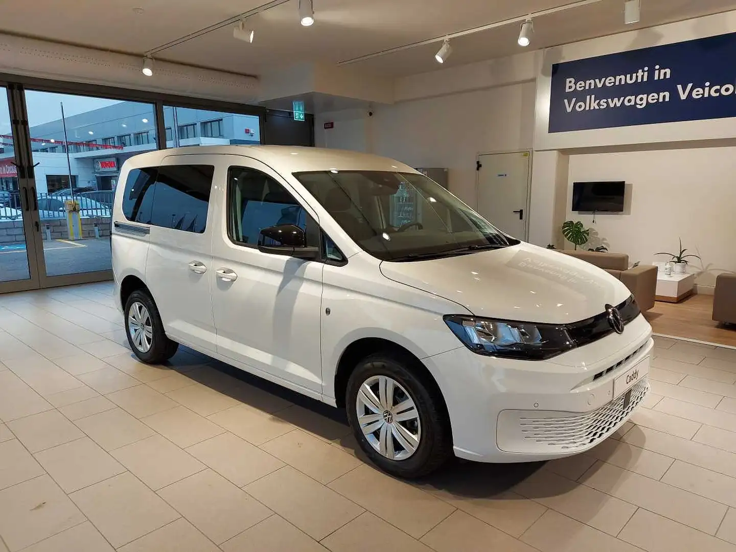 Volkswagen Caddy 2.0TDI 102CV SPACE AUTOCARRO 5 POSTI Fehér - 1