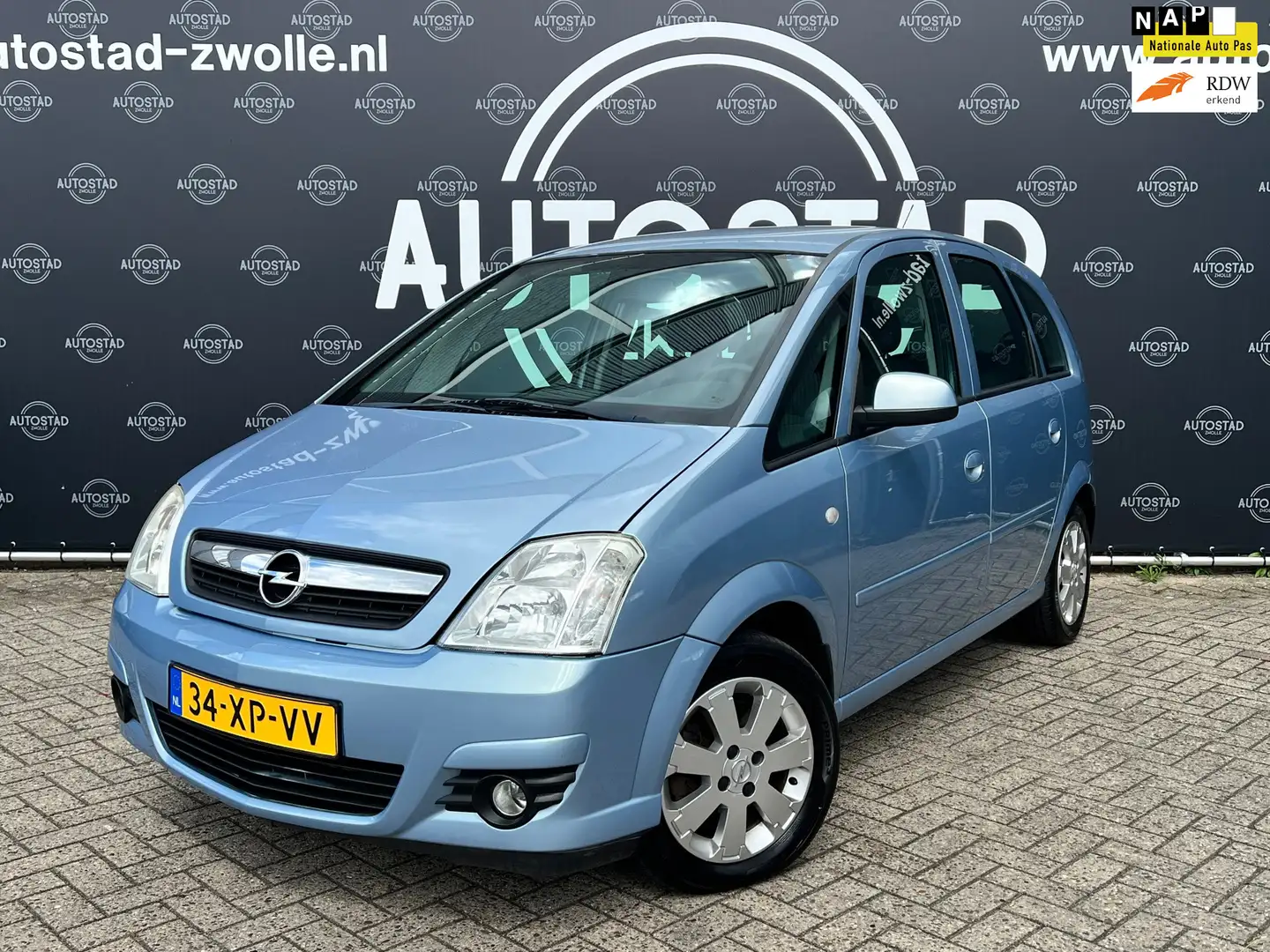 Opel Meriva 1.6-16V Temptation NL-Auto/2e Eigenaar/NAP/APK/Air Blau - 1