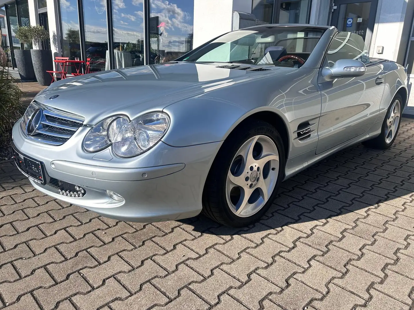 Mercedes-Benz SL 350 3.7 1.Hand Pano Multikontursitze ABC MBC Argent - 2