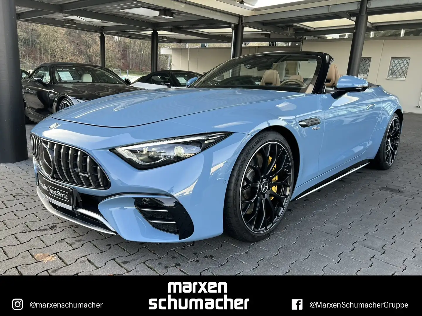 Mercedes-Benz SL 43 AMG AMG SL 43 1OF1+MANUFAKTUR+V8-St+PerfSitz+NP175T€ Blau - 1