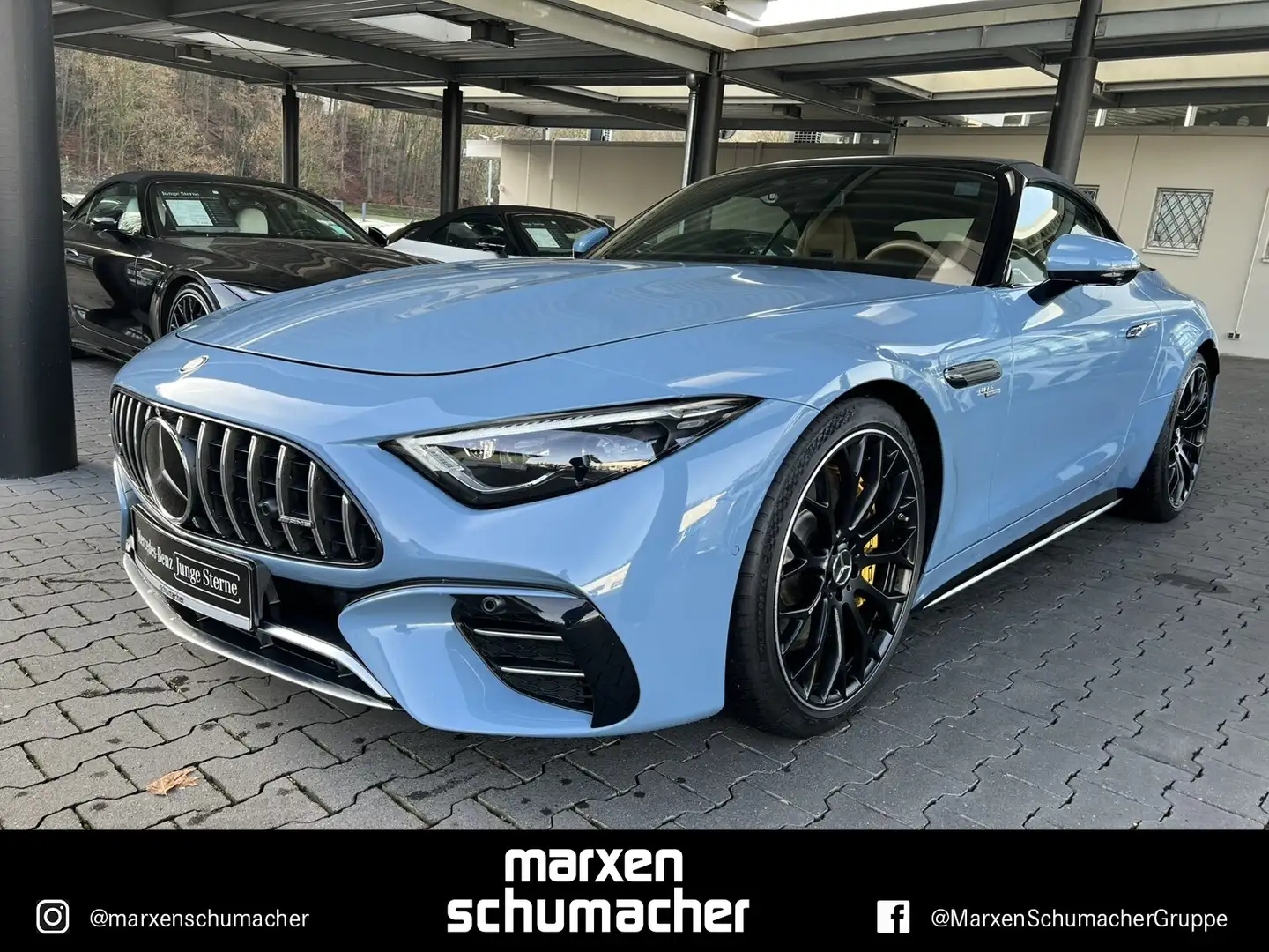 Mercedes-Benz SL 43 AMG AMG SL 43 1OF1+MANUFAKTUR+V8-St+PerfSitz+NP175T€ Blau - 2