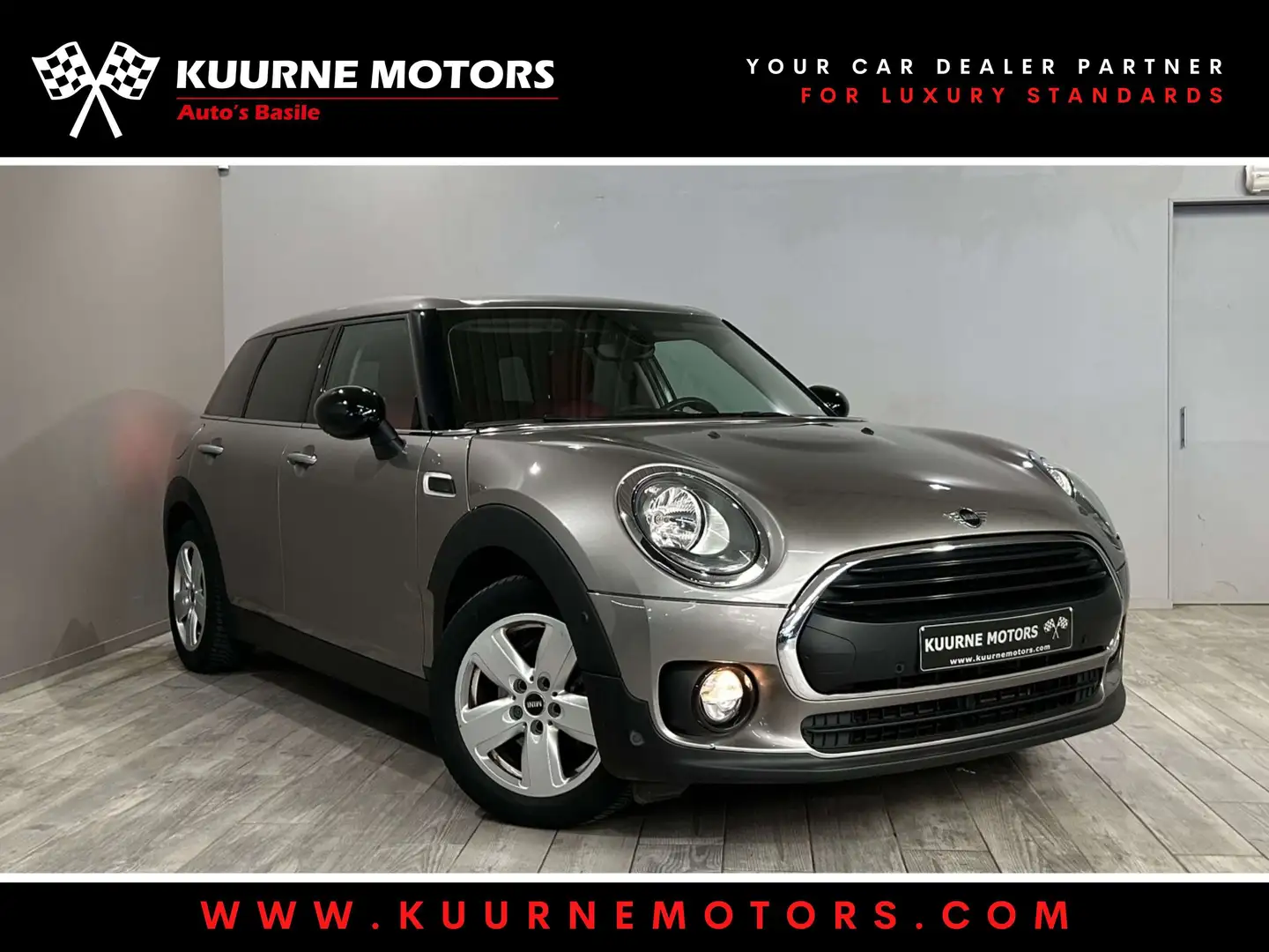MINI One D Clubman 1.5 Alu16\/Acc/Leder/Gps/Pdc/Airco *1j garantie* Beige - 1