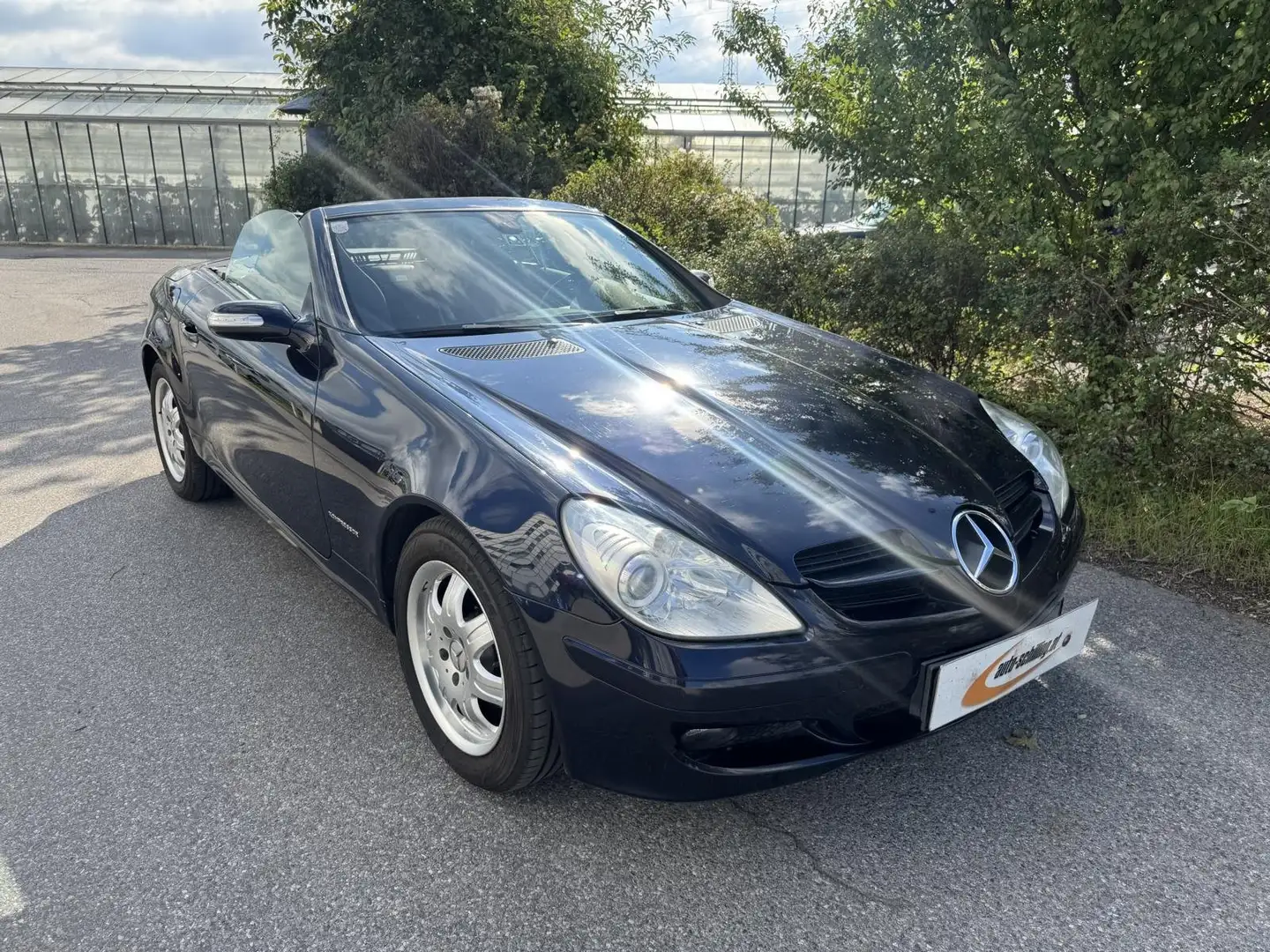 Mercedes-Benz SLK 200 Kompressor Aut. Leder Sitzheizung Sportsitze Klima Blau - 1