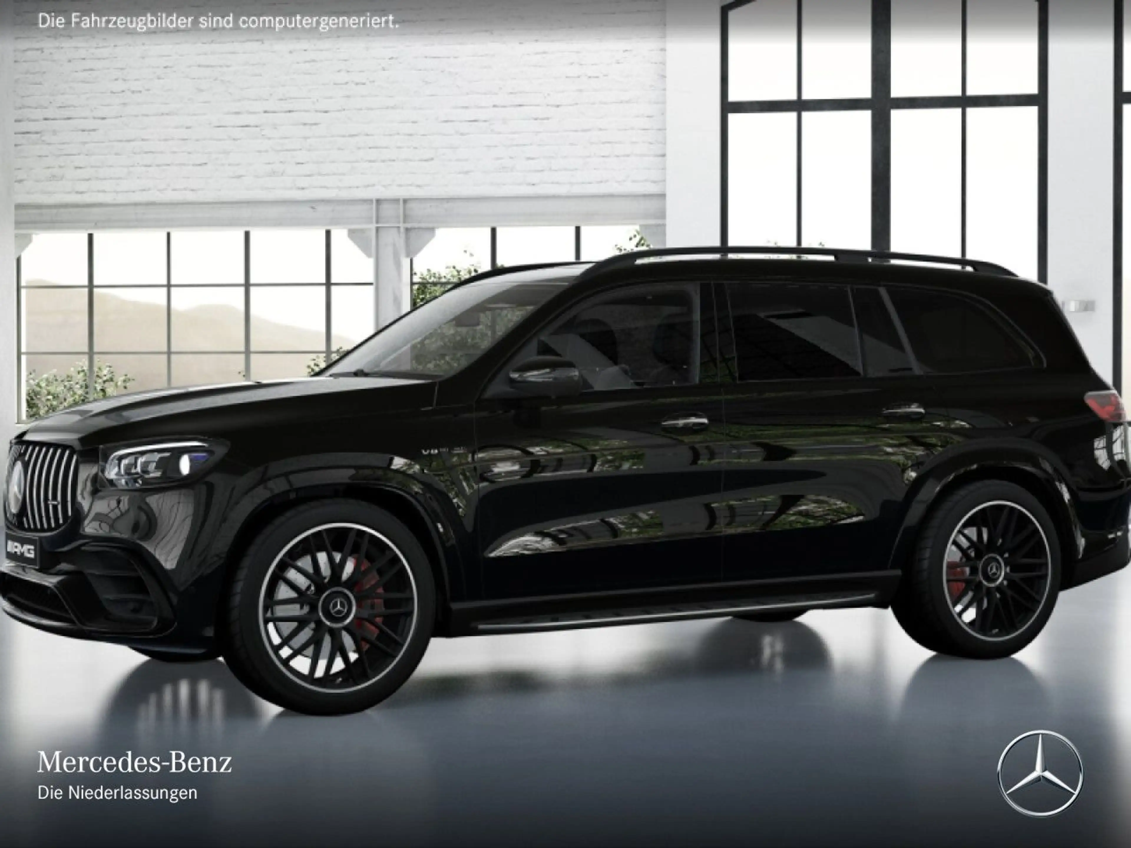 Mercedes-Benz GLS 63 AMG GLS 63 4M NIGHT+PANO+360+AHK+MULTIBEAM+STHZG+HUD — photo 3
