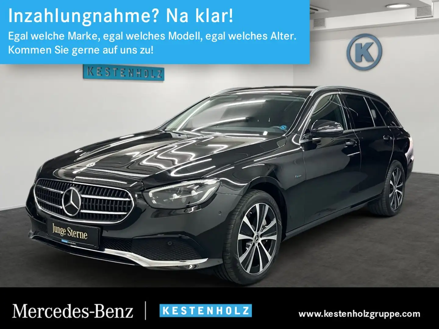 Mercedes-Benz E 300 de T-Modell 4Matic Avantgarde KAMERA+DISTR Schwarz - 1