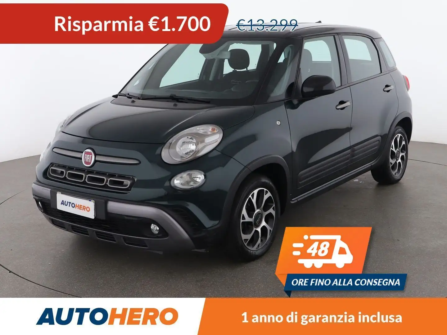 Fiat 500L 1.4 Cross 95 CV Verde - 1
