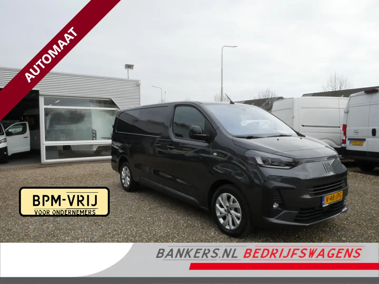 Fiat Scudo 2.0 Diesel 145PK, L3, Airco, Automaat Gris - 1