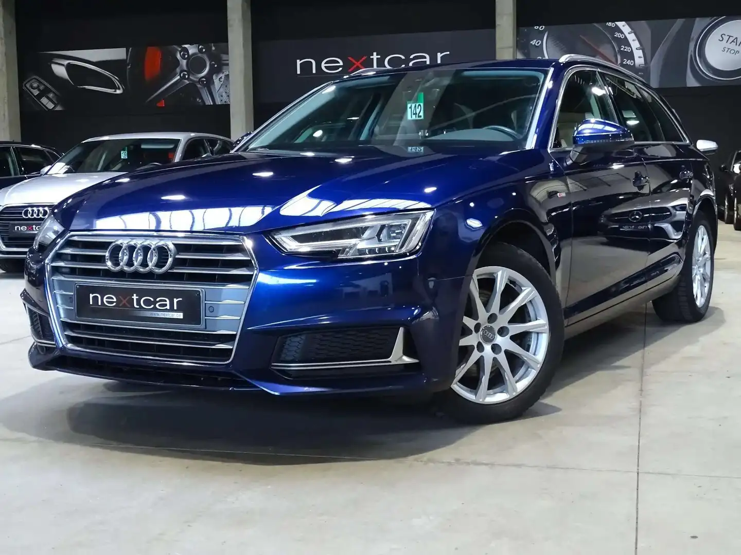 Audi A4 35TDi AVANT Sport STronic *MATRIX-VIRTUAL-CARPLAY* Bleu - 1