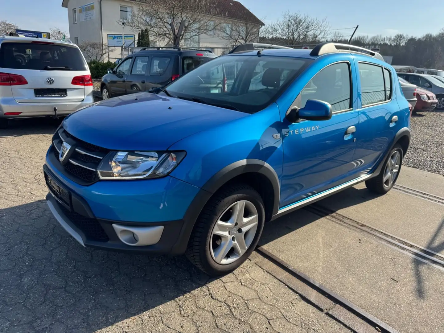 Dacia Sandero II Stepway Prestige 1,5*Navi*1.Hand*Klim Blau - 1