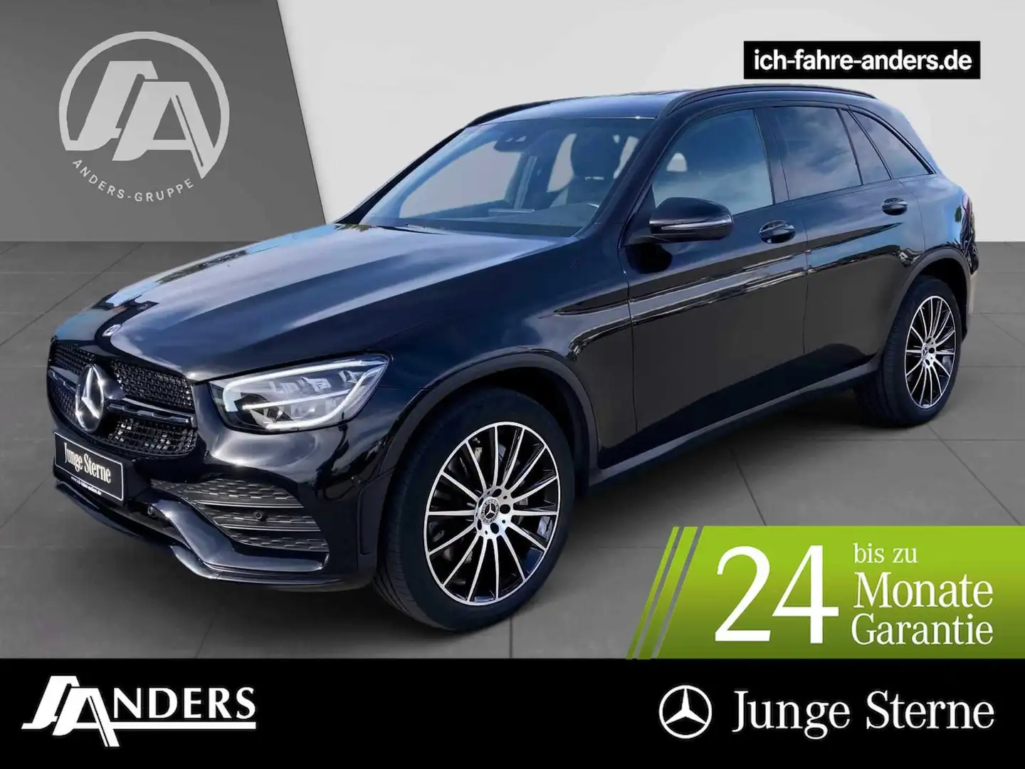 Mercedes-Benz GLC 300 4M AMG+MBUX+Night+SHZ+LED+Kam+AHK+EASYP. Schwarz - 1
