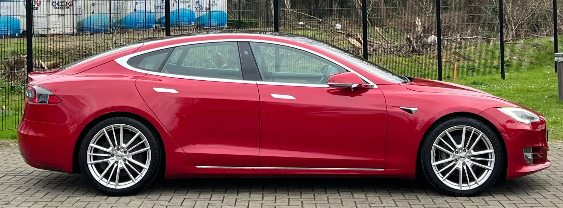Tesla Model S 100 kWh Dual Motor Long Range Plus Piros - 2