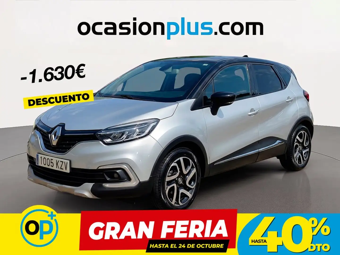 Renault Captur 1.5dCi Energy Zen EDC 66kW Gris - 1