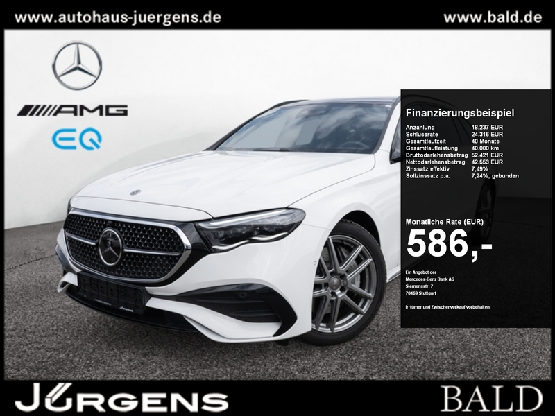 Mercedes-Benz E 220 d T AMG-Sport/Super/Pano/AHK/Distr/Stdhz