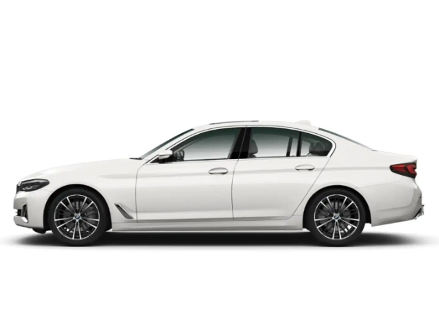 BMW 520 i HUD AHK NAV RFK LHZ Laser Leder HiFi el. Sitze Blanc - 2