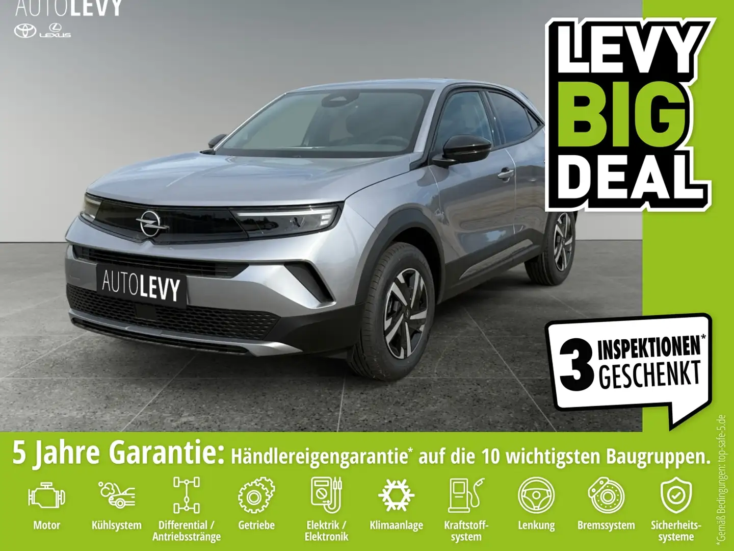 Opel Mokka 1.2 Turbo Elegance +SOFORT+SHZ.+LED+PDC+ Gri - 1