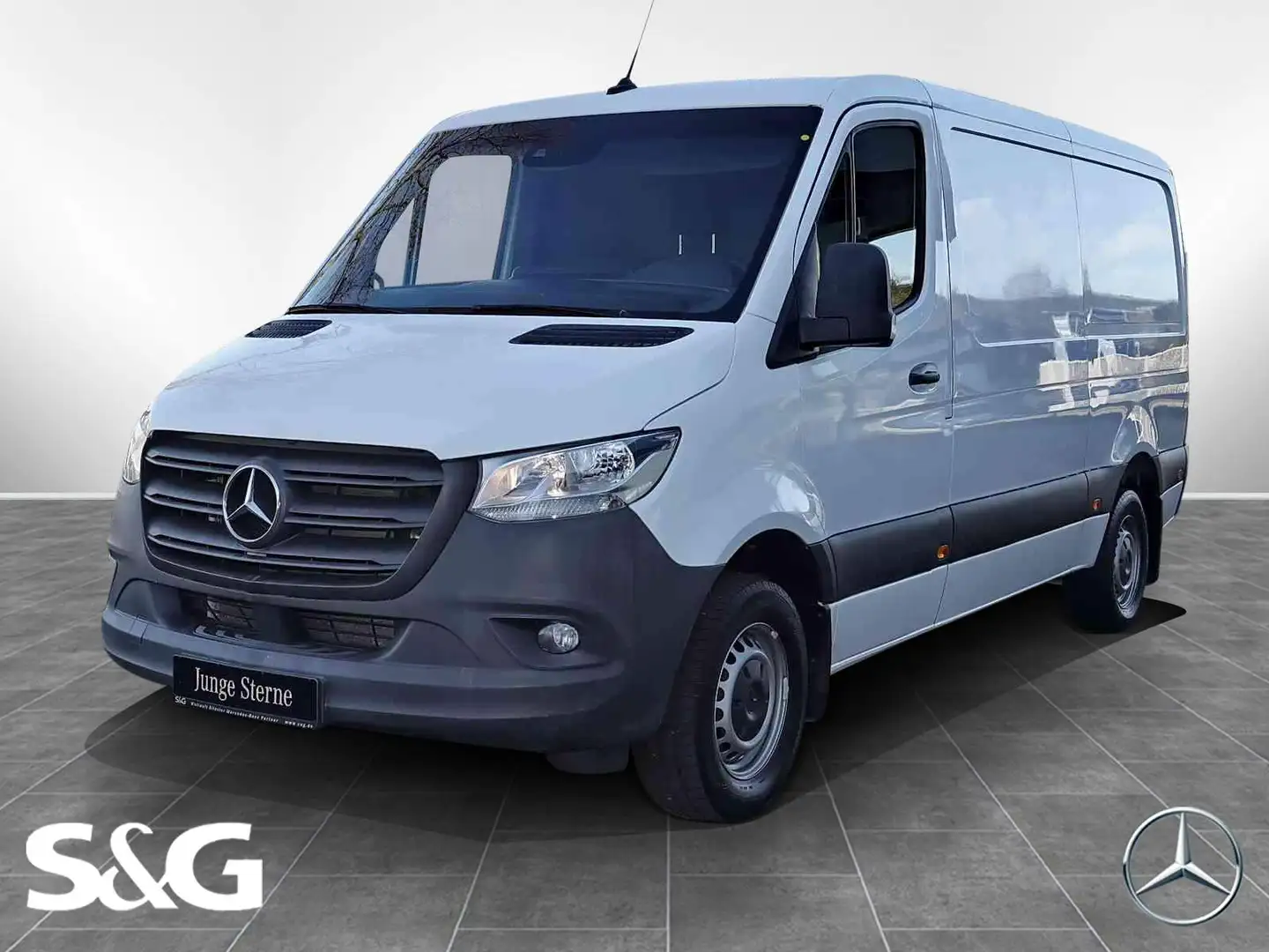 Mercedes-Benz Sprinter 317 CDI Kasten Standard RüKam+AHK+Navi Blanc - 1
