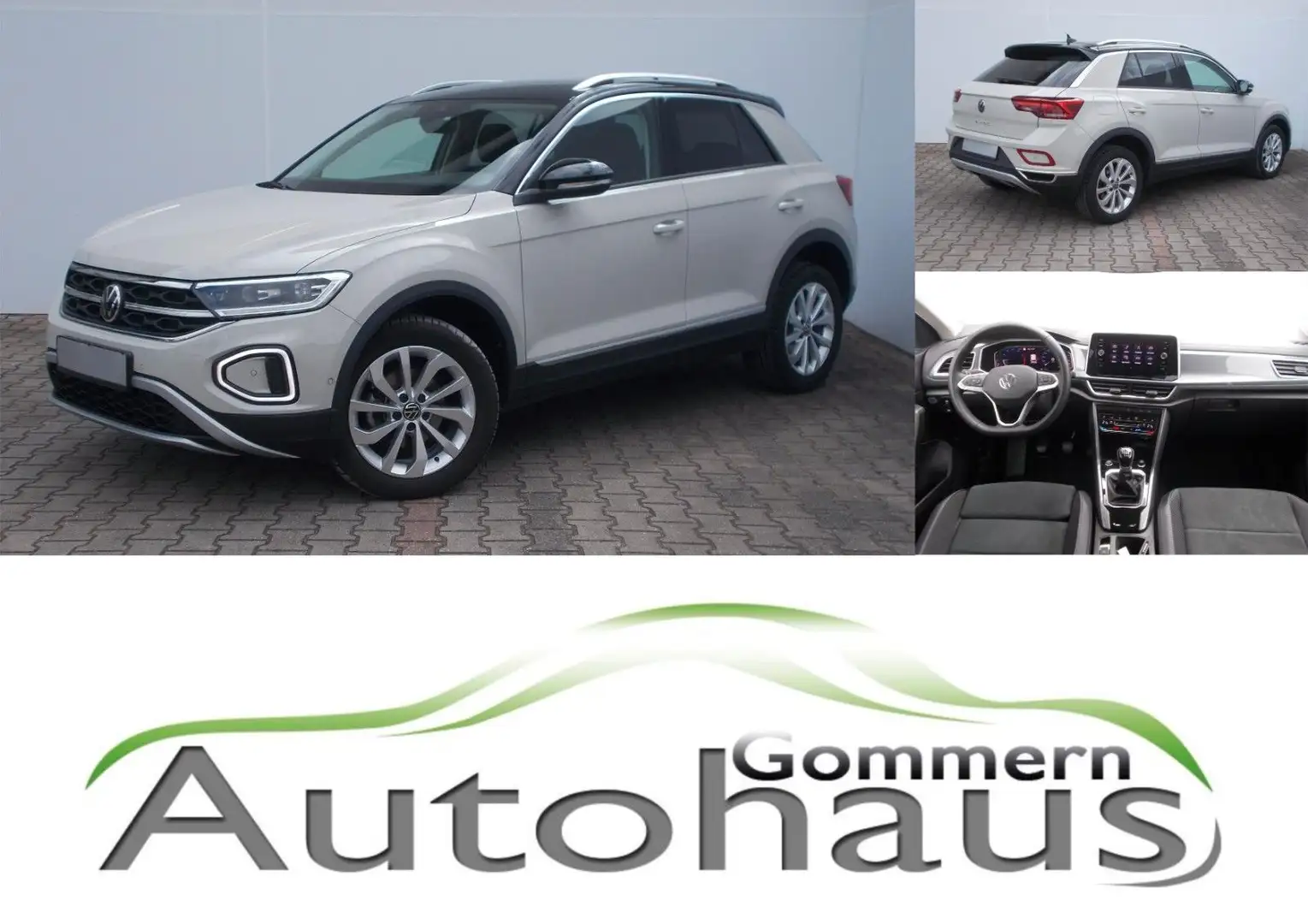 Volkswagen T-Roc 1,0 TSI  Style * LED * Navi * AHK * uvm .. Gris - 1