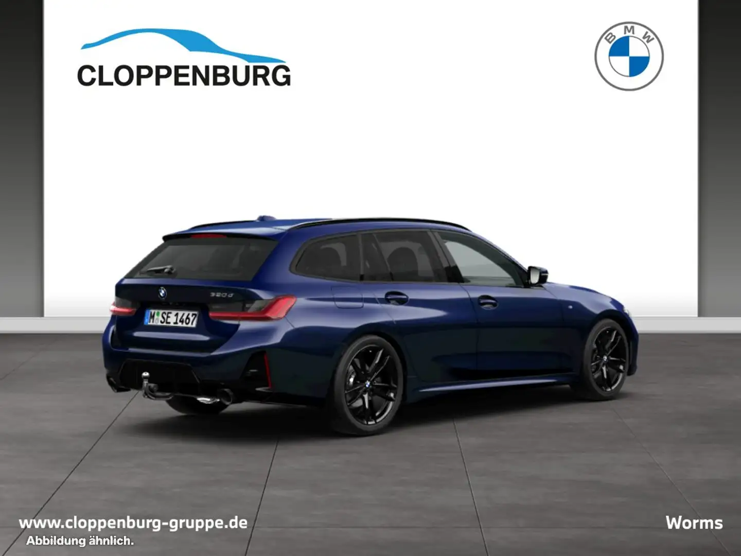 BMW 320 d Touring M Sportpaket Head-Up HiFi DAB LED Bleu - 2