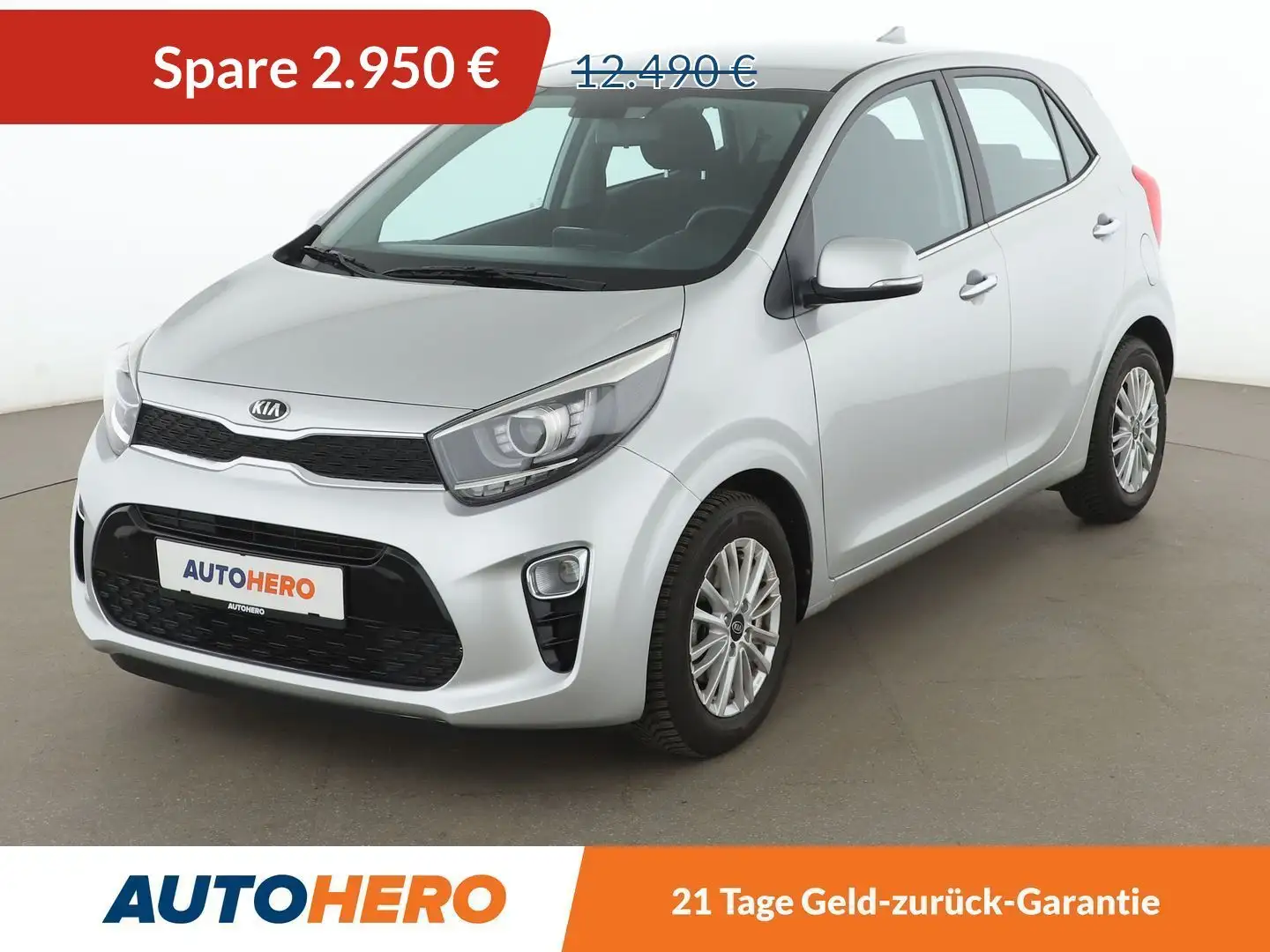 Kia Picanto 1.2 Spirit *TEMPO*CAM*PDC*SHZ*KLIMA* Grau - 1