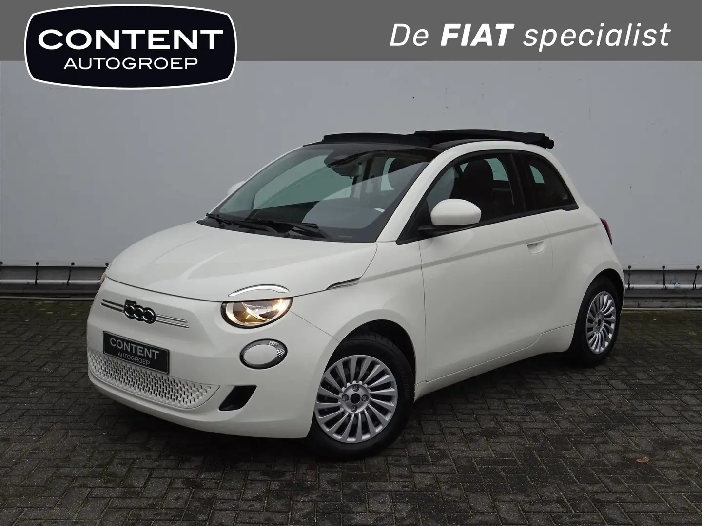 Fiat 500e Cabrio 24kWh 70pk Aut Icon | Carplay & Android Aut Wit - 1