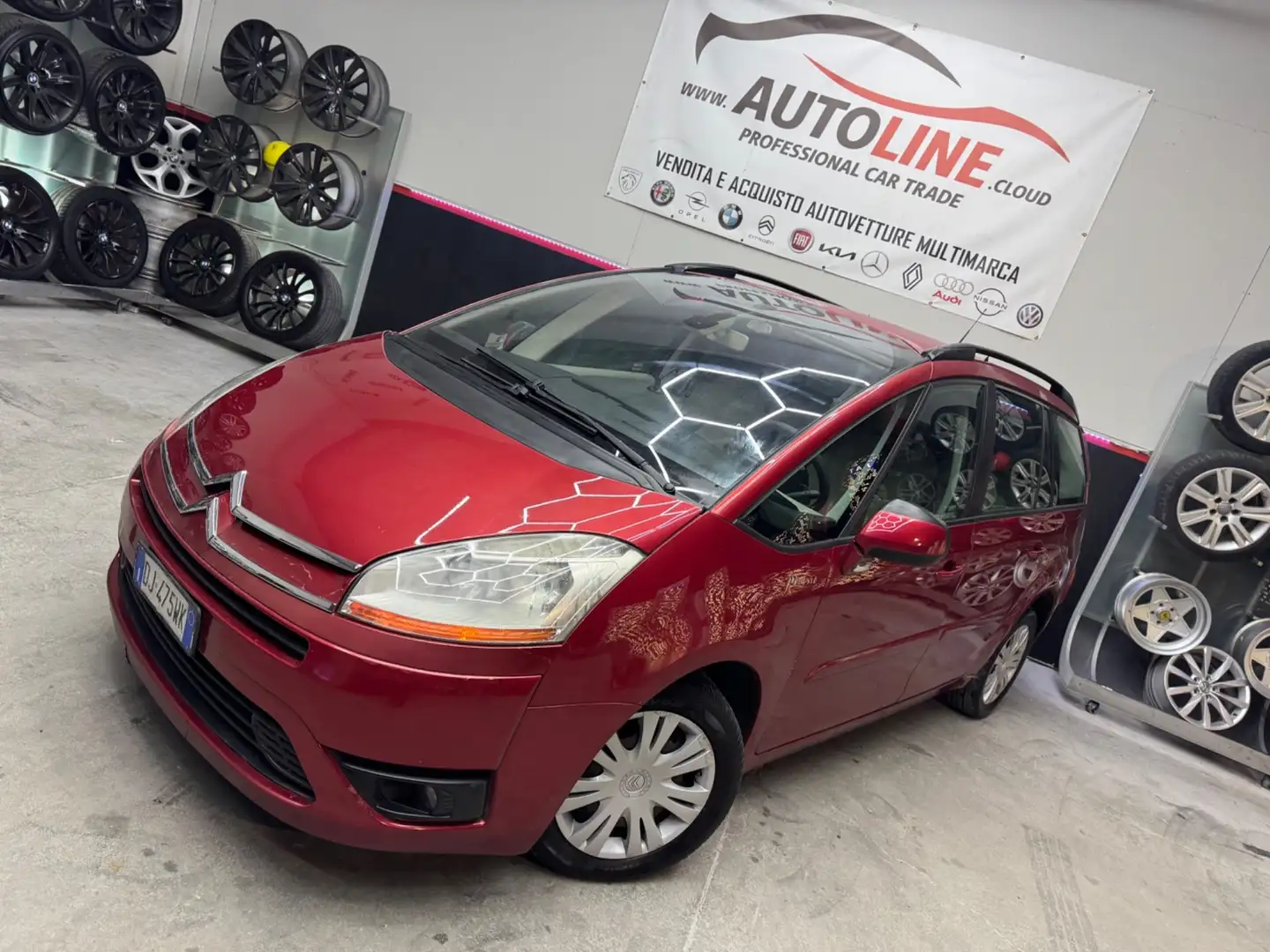 Citroen C4 Grand Picasso 1.6 HDi 110 FAP Elegance Rosso - 1